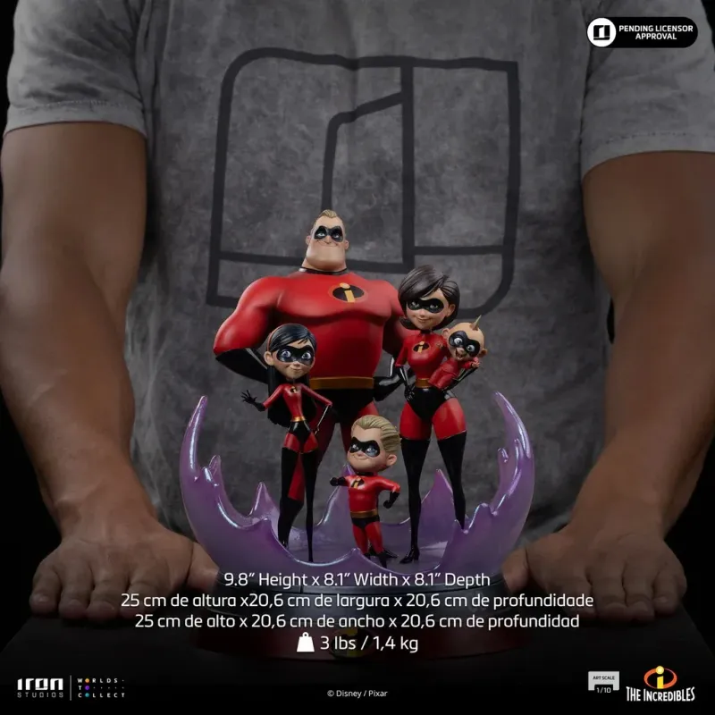 Disney The Incredibles Diorama Family Iron Studios