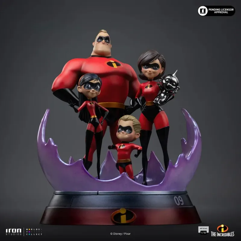 Disney The Incredibles Diorama Family Iron Studios