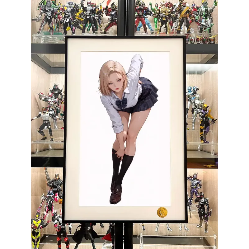 Dragon Ball Z Android 18 Decorative Painting XingKong Studio