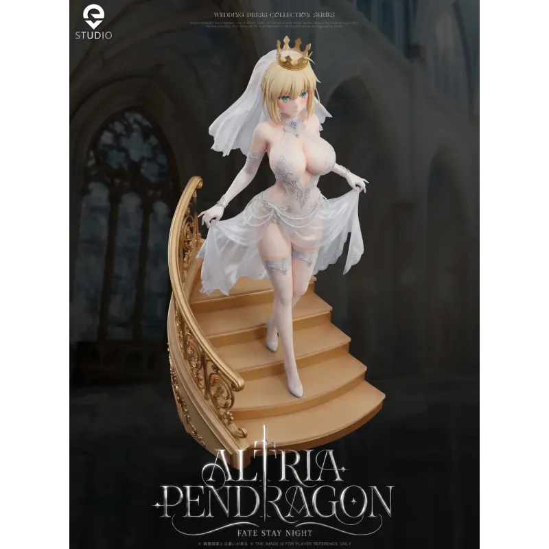 Fate Stay Night Saber Artoria Pendragon Wedding Dress EVE Studio