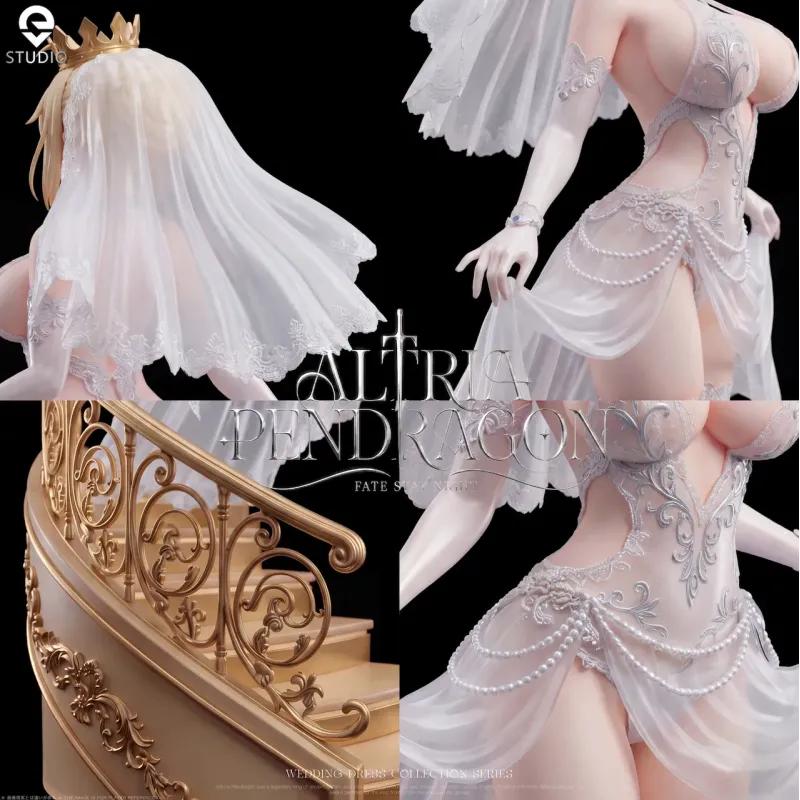 Fate Stay Night Saber Artoria Pendragon Wedding Dress EVE Studio
