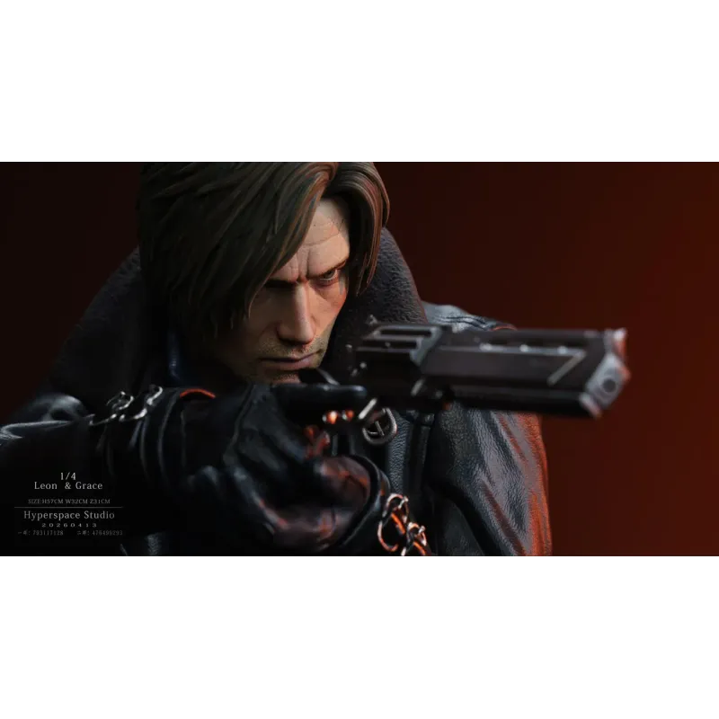 Resident Evil Requiem Leon & Grace HP Studio