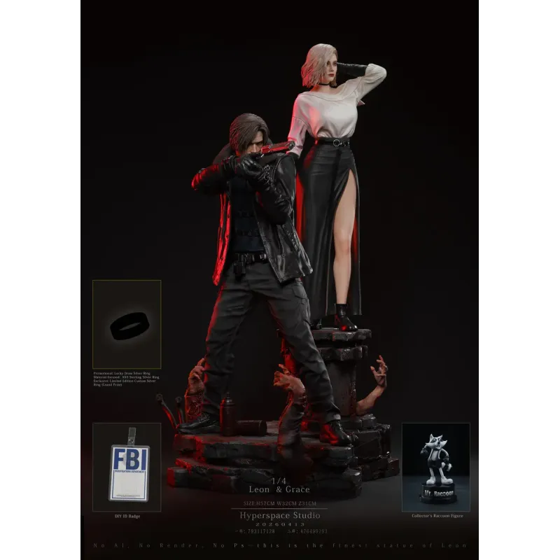 Resident Evil Requiem Leon & Grace HP Studio
