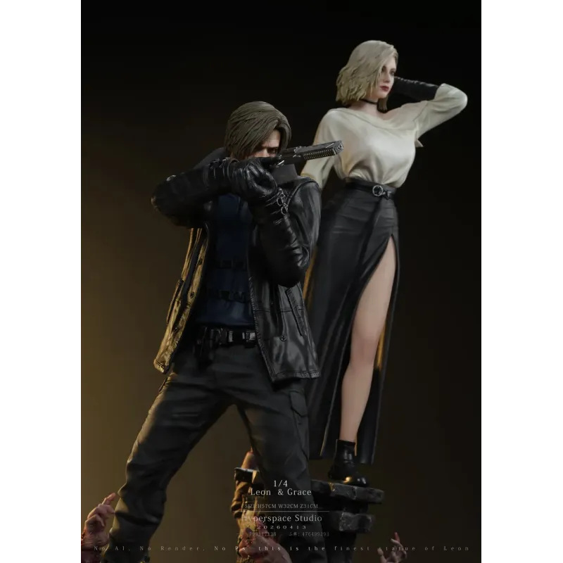Resident Evil Requiem Leon & Grace HP Studio