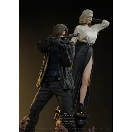 Resident Evil Requiem Leon & Grace HP Studio