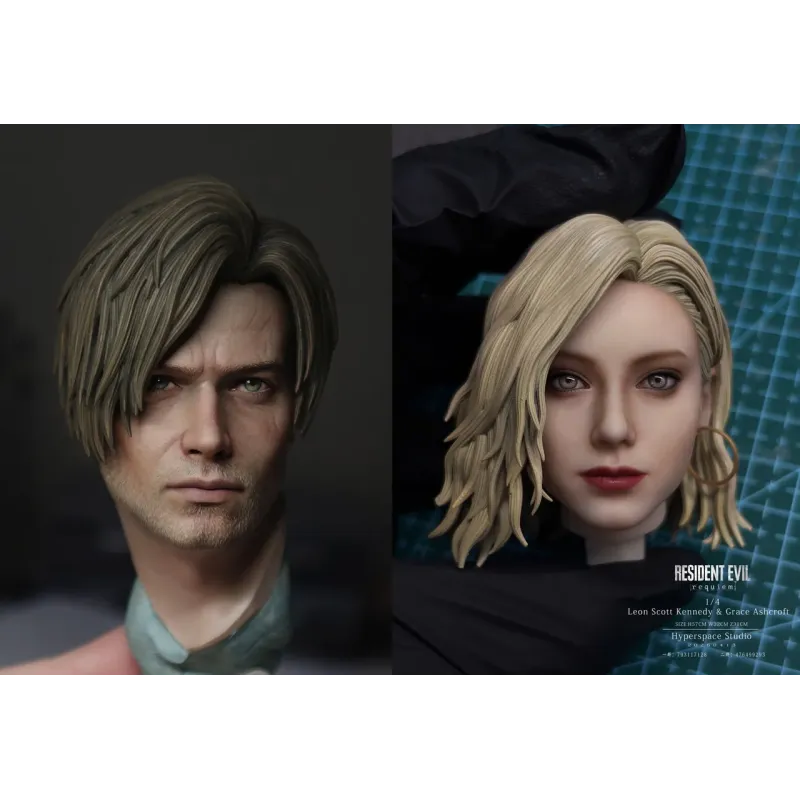 Resident Evil Requiem Leon & Grace HP Studio