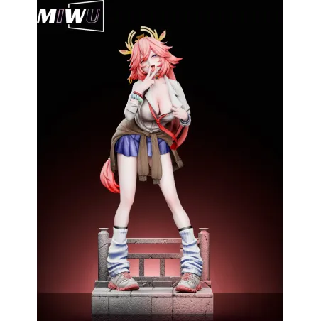 Genshin Impact Raiden Shogun X Yae Miko Miwu Studio
