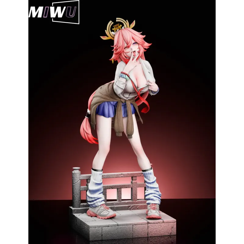 Genshin Impact Raiden Shogun X Yae Miko Miwu Studio