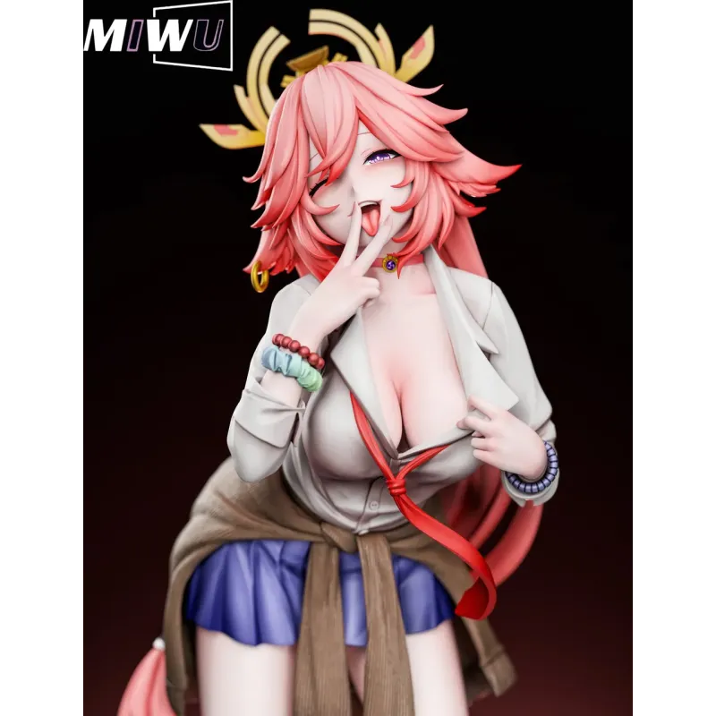 Genshin Impact Raiden Shogun X Yae Miko Miwu Studio