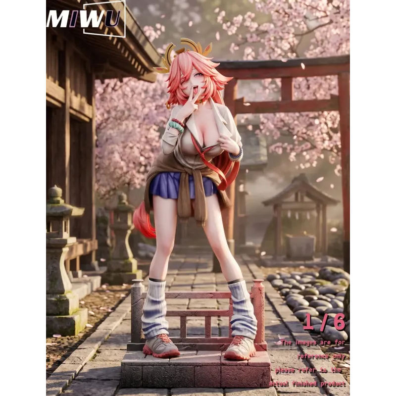 Genshin Impact Raiden Shogun X Yae Miko Miwu Studio