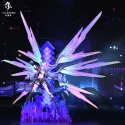 LV.999 Loup Argent Hajimi Studio - Art Exclusif et Unique