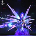 LV.999 Loup Argent Hajimi Studio - Art Exclusif et Unique