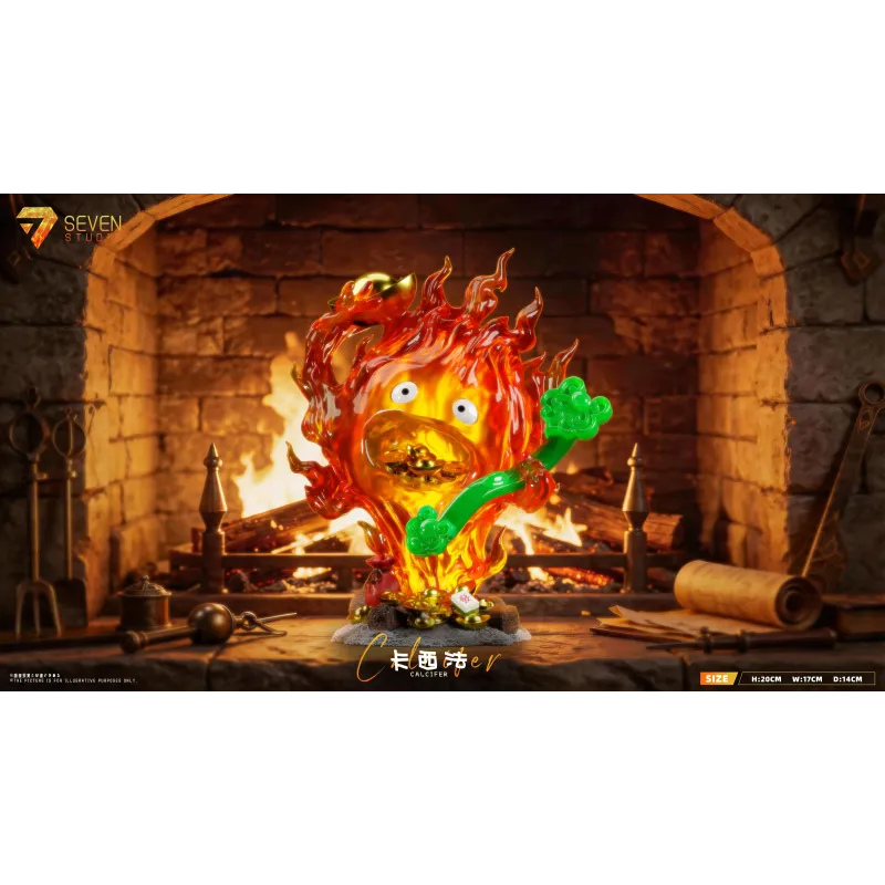 Howl´s Moving Castle Wealth Attraction Calcifer Seven Studio
