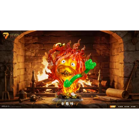 Howl´s Moving Castle Wealth Attraction Calcifer Seven Studio