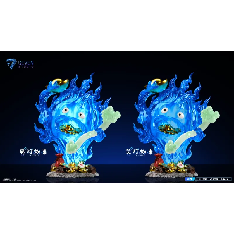 Howl´s Moving Castle Wealth Attraction Calcifer Seven Studio