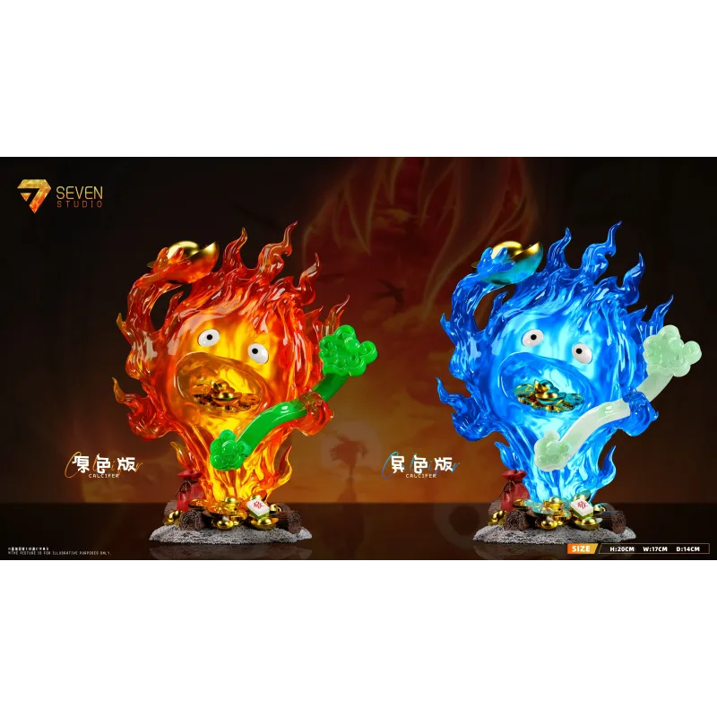Howl´s Moving Castle Wealth Attraction Calcifer Seven Studio