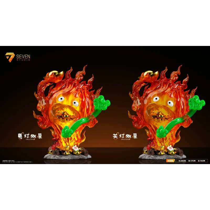 Howl´s Moving Castle Wealth Attraction Calcifer Seven Studio