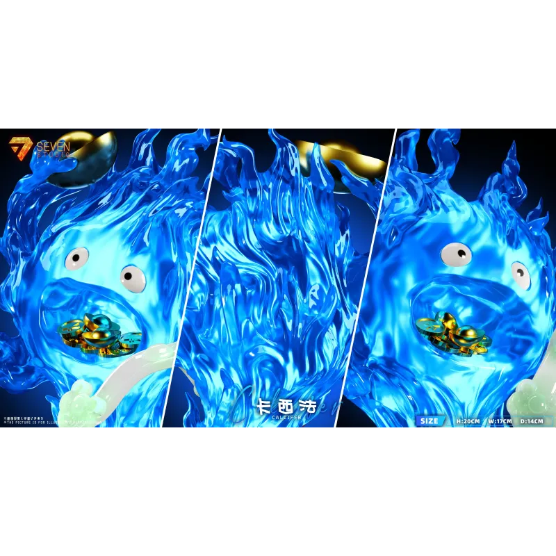 Howl´s Moving Castle Wealth Attraction Calcifer Seven Studio