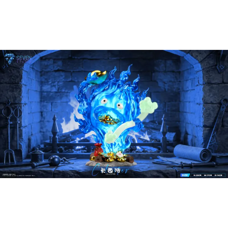 Howl´s Moving Castle Wealth Attraction Calcifer Seven Studio