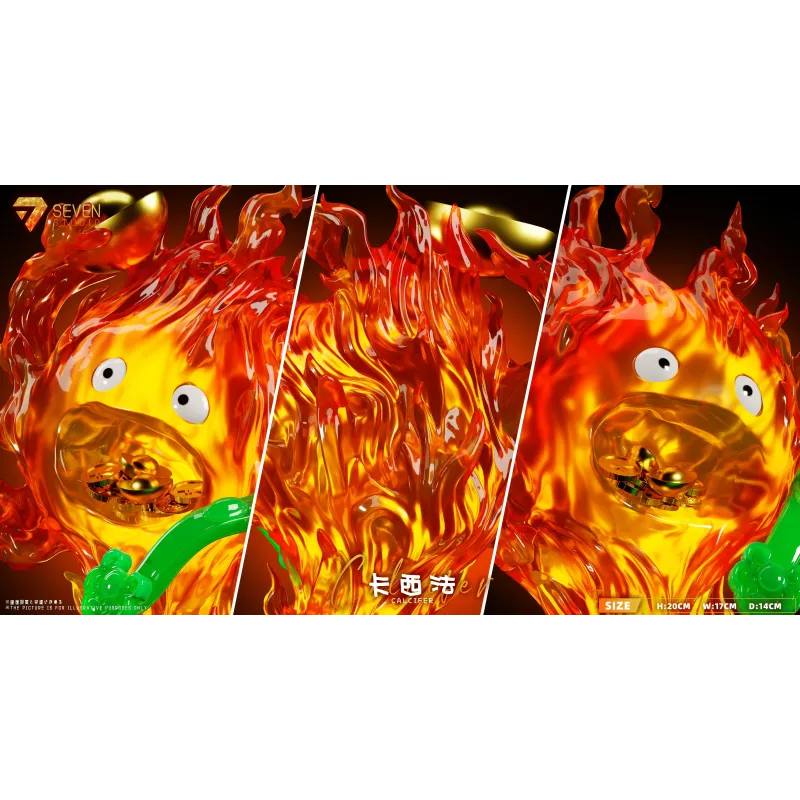 Howl´s Moving Castle Wealth Attraction Calcifer Seven Studio