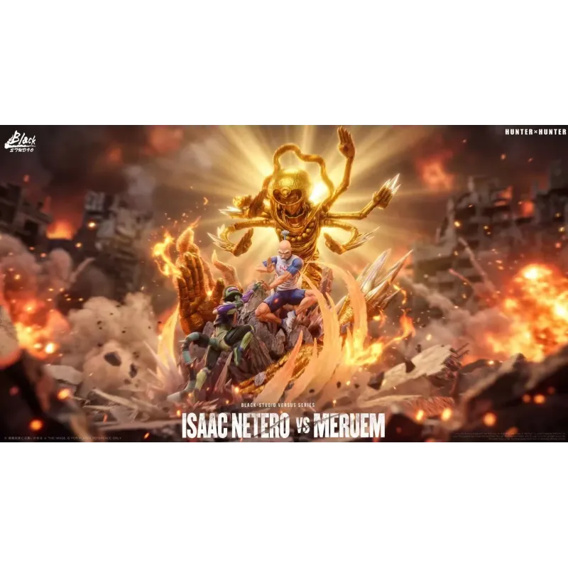 Hunter x Hunter Isaac Netero vs Meruem Black Stone Studio