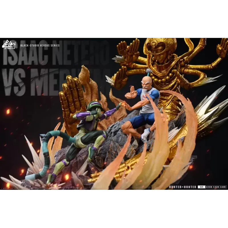 Hunter x Hunter Isaac Netero vs Meruem Black Stone Studio