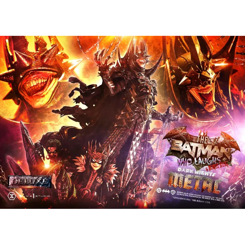 DC Dark Nights: Death Metal The Batman Who Laughs & Robin King Prime 1 Studio