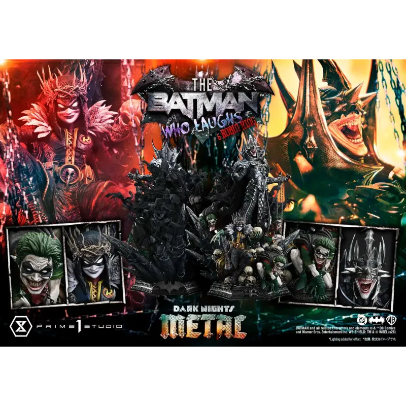 DC Dark Nights: Death Metal The Batman Who Laughs & Robin King Prime 1 Studio