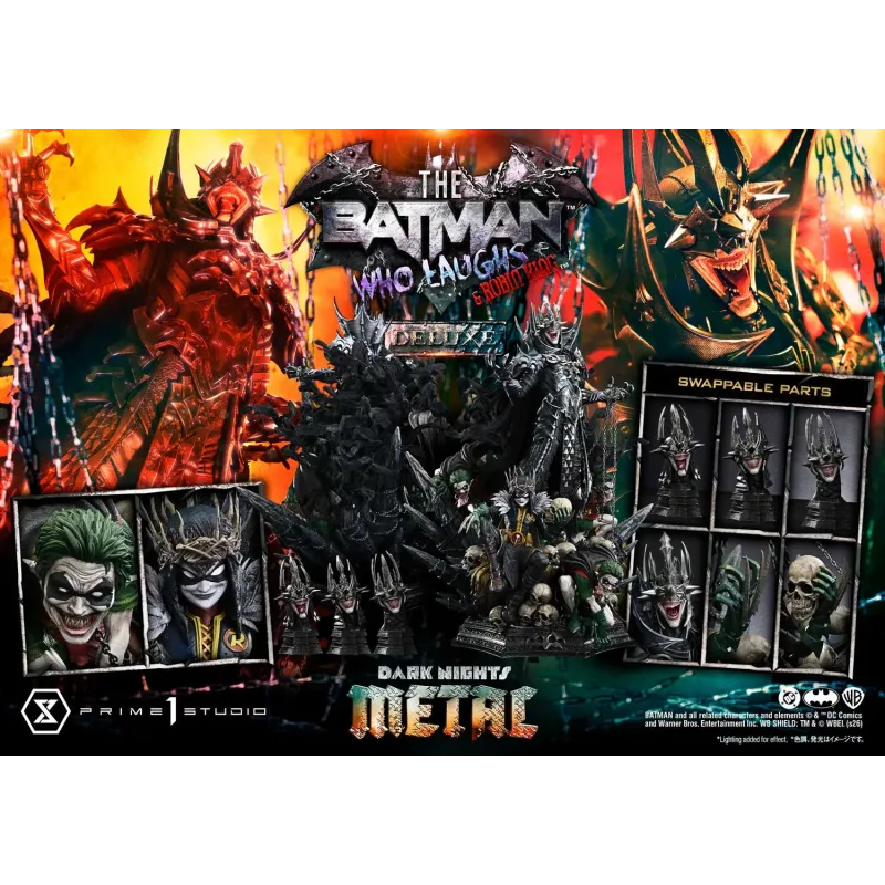 DC Dark Nights: Death Metal The Batman Who Laughs & Robin King Prime 1 Studio