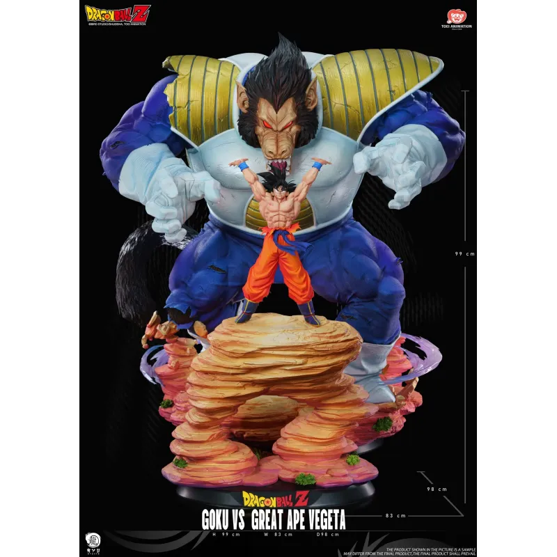 Dragon Ball Z Goku vs Great Ape Vegeta Ryu Studio