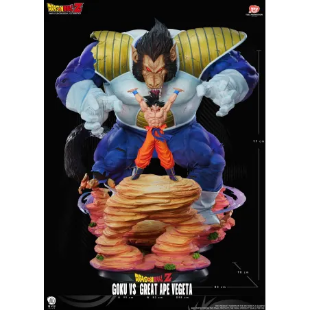 Dragon Ball Z Goku vs Great Ape Vegeta Ryu Studio