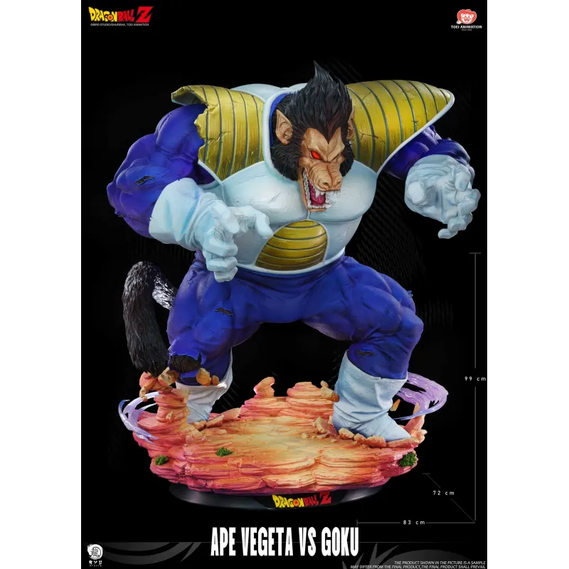 Dragon Ball Z Goku vs Great Ape Vegeta Ryu Studio