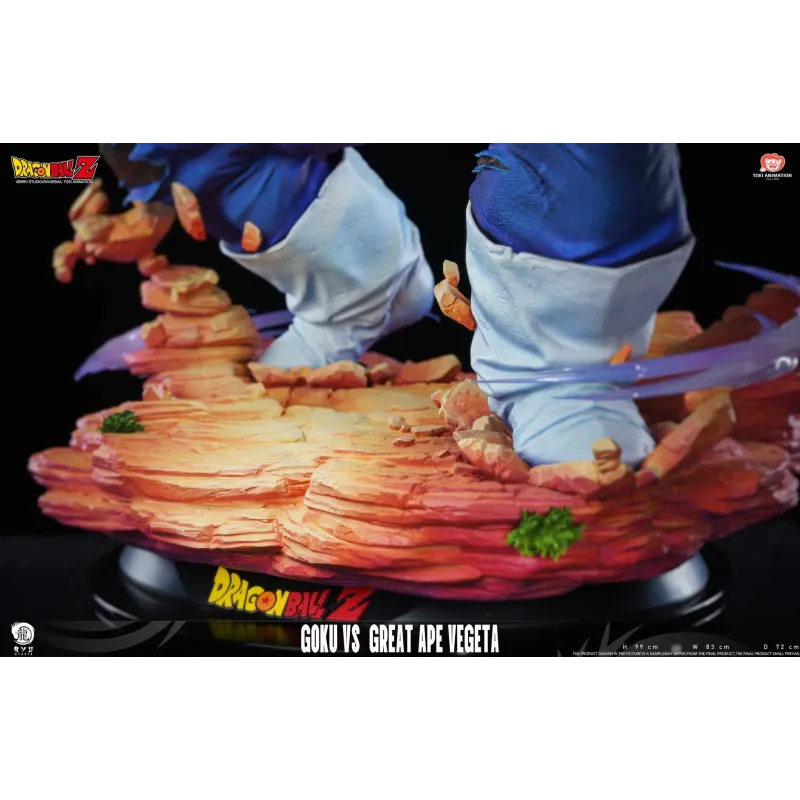 Dragon Ball Z Goku vs Great Ape Vegeta Ryu Studio