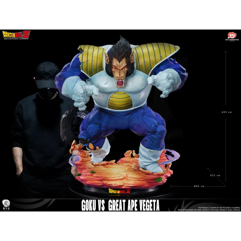 Dragon Ball Z Goku vs Great Ape Vegeta Ryu Studio