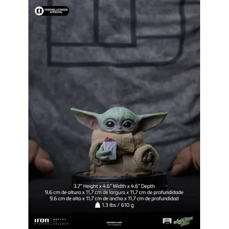 Star Wars The Mandalorian & Grogu Grogu Popcorn Time Iron Studios