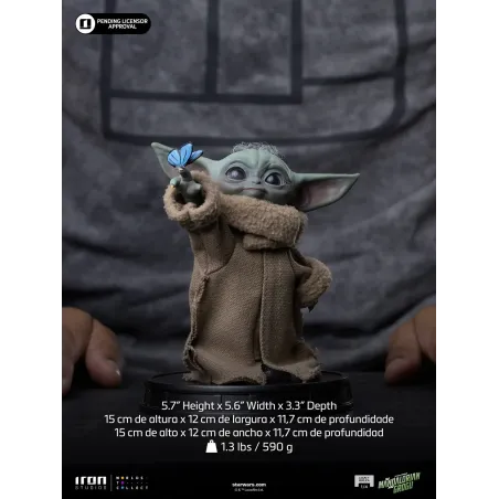 Star Wars The Mandalorian & Grogu Butterfly Wonder Grogu Iron Studios