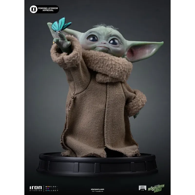 Star Wars The Mandalorian & Grogu Butterfly Wonder Grogu Iron Studios