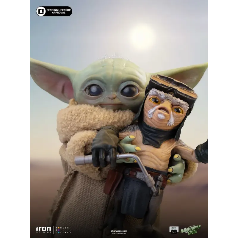 Star Wars The Mandalorian & Grogu No Squeezy Grogu Iron Studios