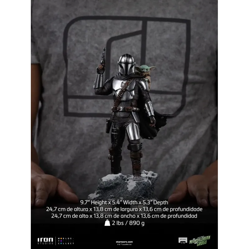 Star Wars The Mandalorian & Grogu Iron Studios