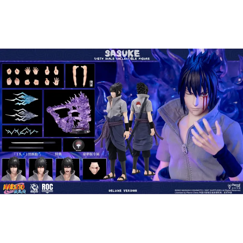 Figurine d'action Naruto Sasuke - Studio Rocket Toys Collectionnable