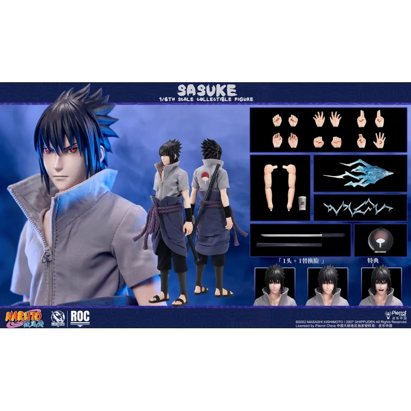 Figurine d'action Naruto Sasuke - Studio Rocket Toys Collectionnable