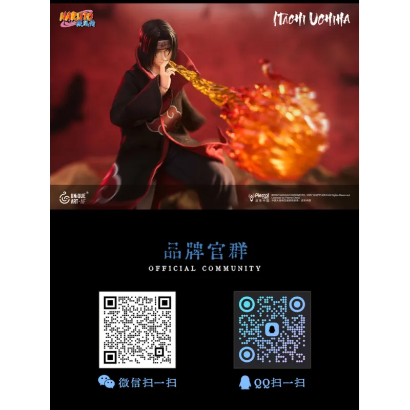 Naruto Uchiha Itachi STUDIO D'ART UNIQUE - Art Exclusif Anime