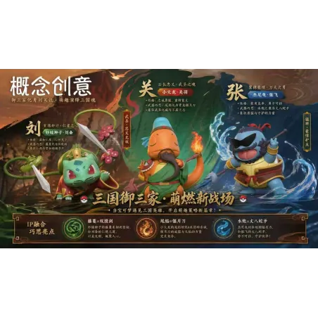 Pokemon Bulbasaur & Charmander & Squirtle Lucky Studio
