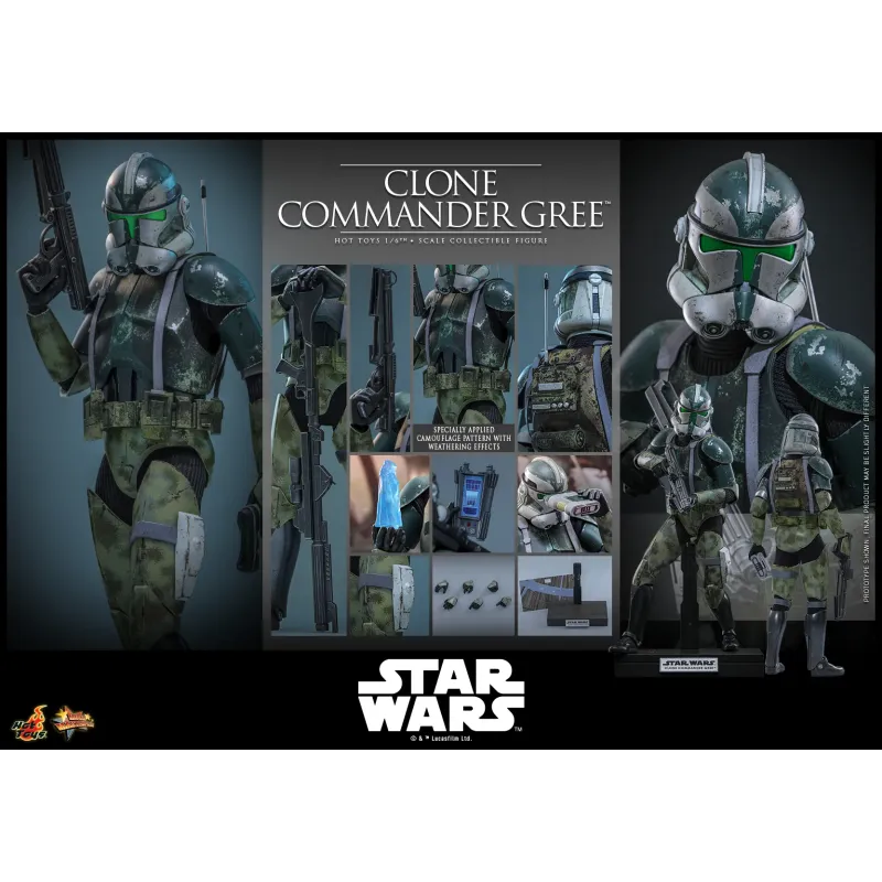 Star Wars: Revenge of the Sith Clone Commander Gree Hot Toys