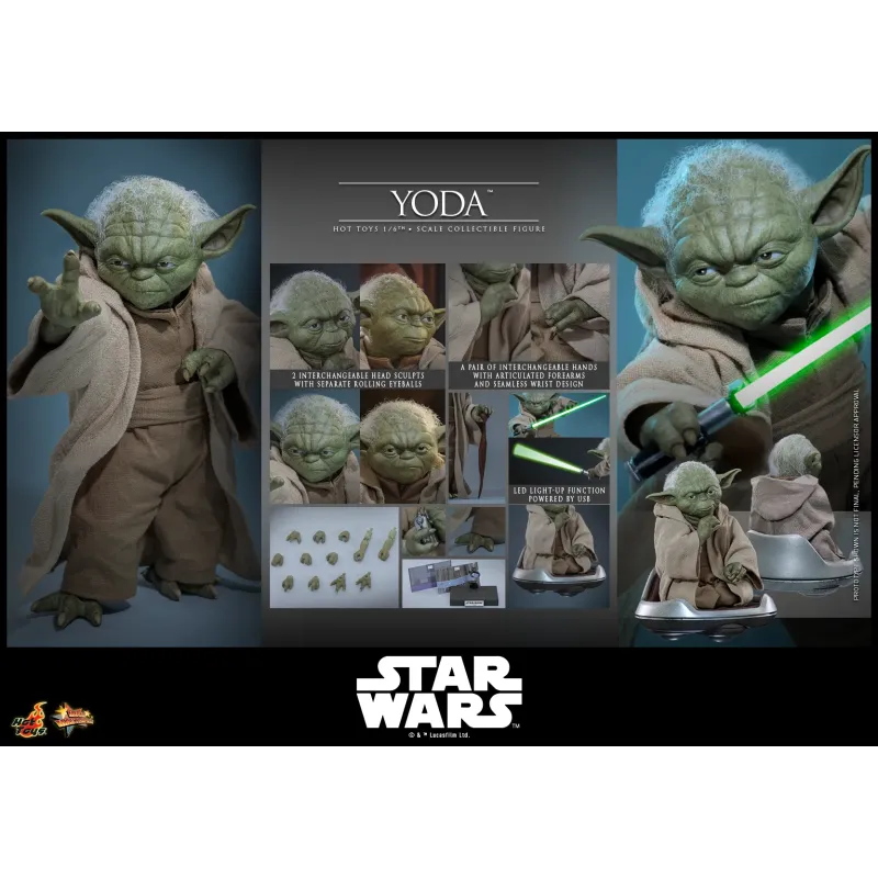 Star Wars: Revenge of the Sith Yoda Hot Toys