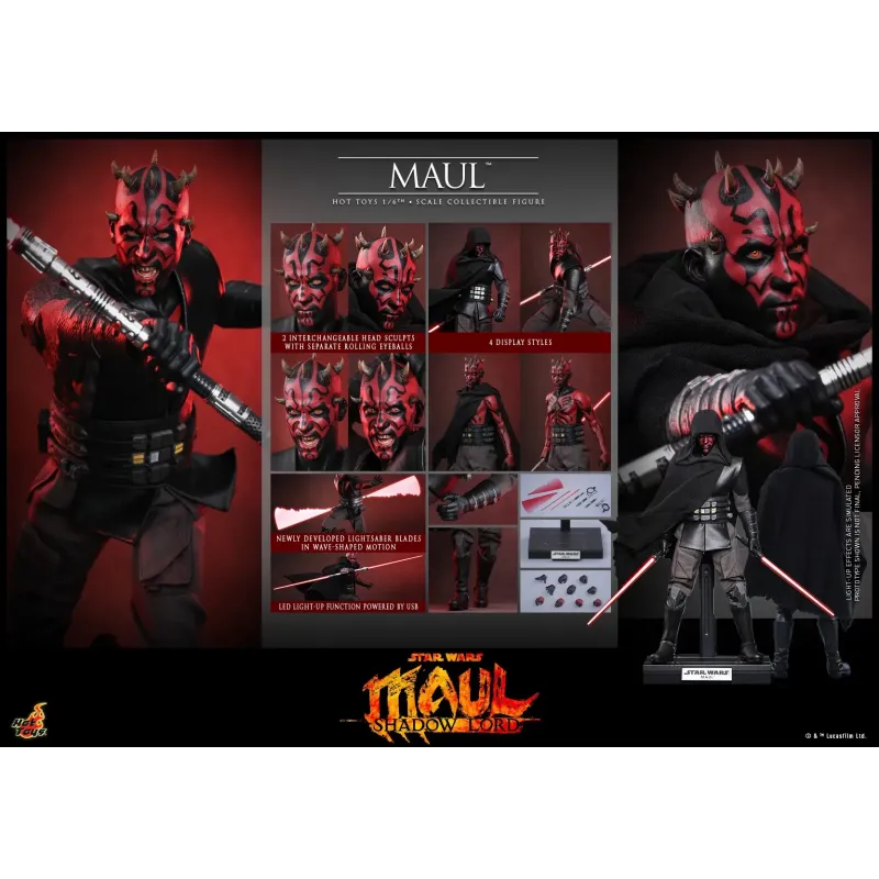 Star Wars: Maul Shadow Lord Maul Hot Toys