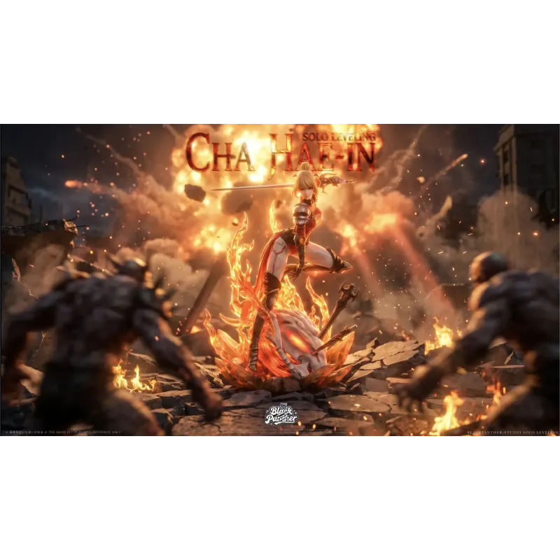 Solo Leveling Cha Hae In Black Panther Studio