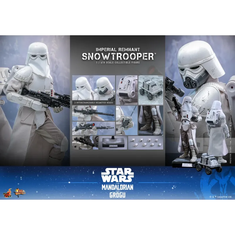 Star Wars: The Mandalorian & Grogu Imperial Remnant Snowtrooper Hot Toys