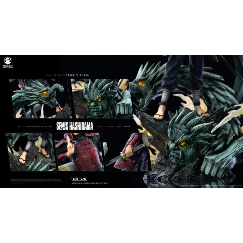 Naruto Shippuden Senju Hashirama & Uchiha Madara Atelier de Konoha