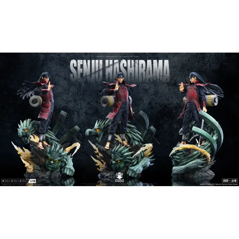 Naruto Shippuden Senju Hashirama & Uchiha Madara Atelier de Konoha